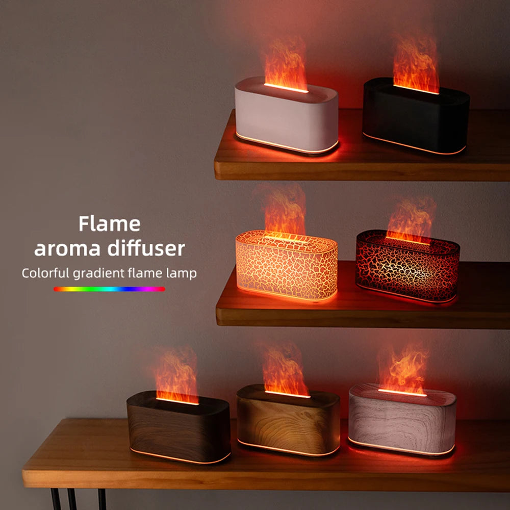 Diffuseur Effet Flamme – Humidificateur & Huiles Essentielles