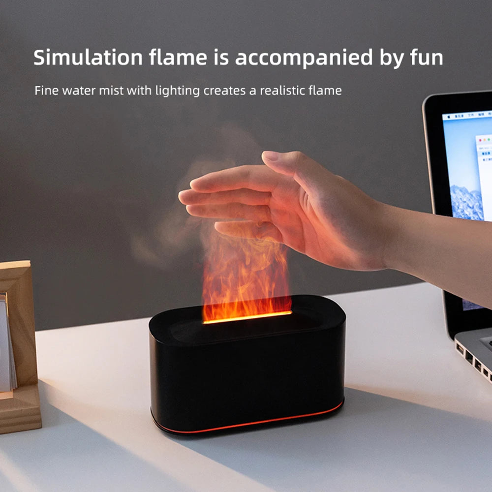 Diffuseur Effet Flamme – Humidificateur & Huiles Essentielles