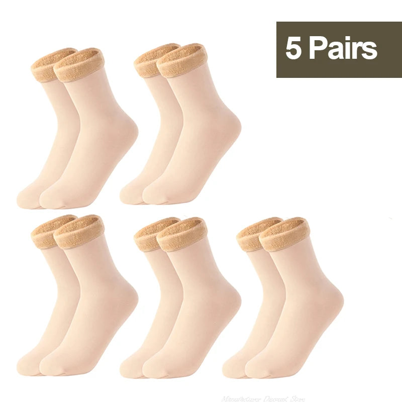 Chaussettes Thermiques Polaires – Lot de 1 à 10 Paires
