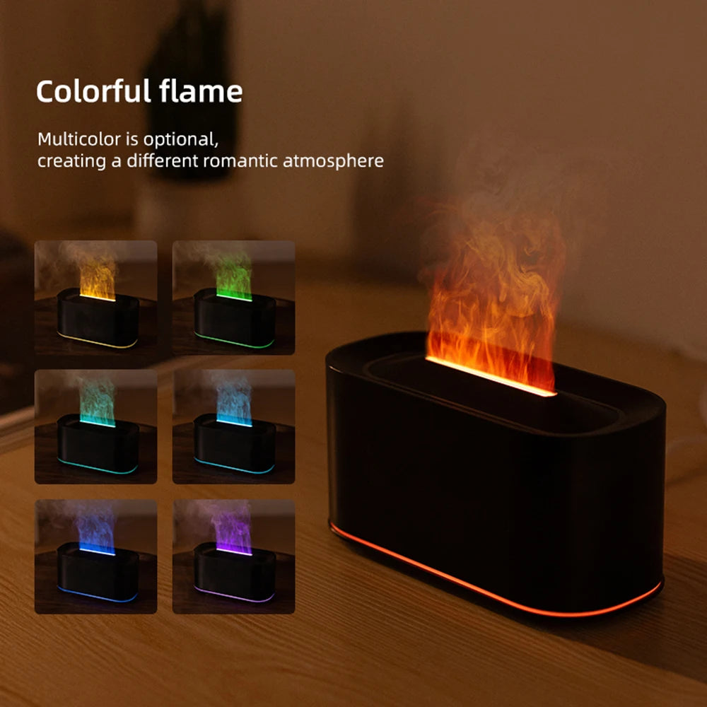 Diffuseur Effet Flamme – Humidificateur & Huiles Essentielles