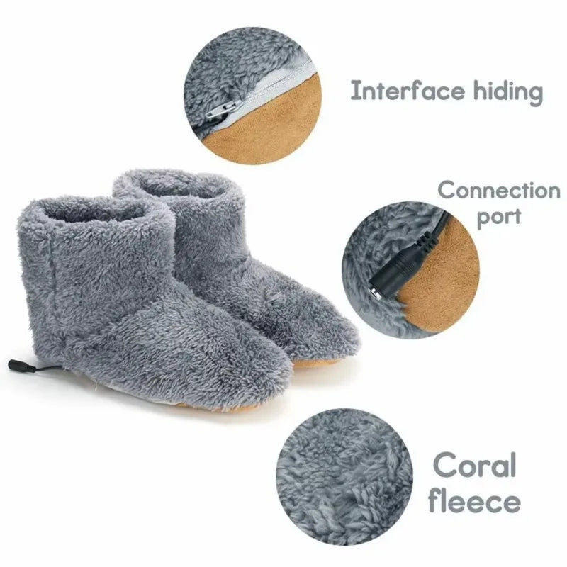 Chaussons Chauffants USB – Pieds au Chaud tout l'Hiver