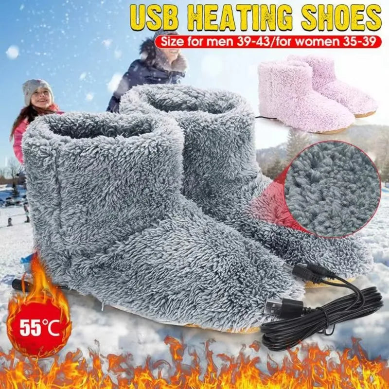 Chaussons Chauffants USB – Pieds au Chaud tout l'Hiver