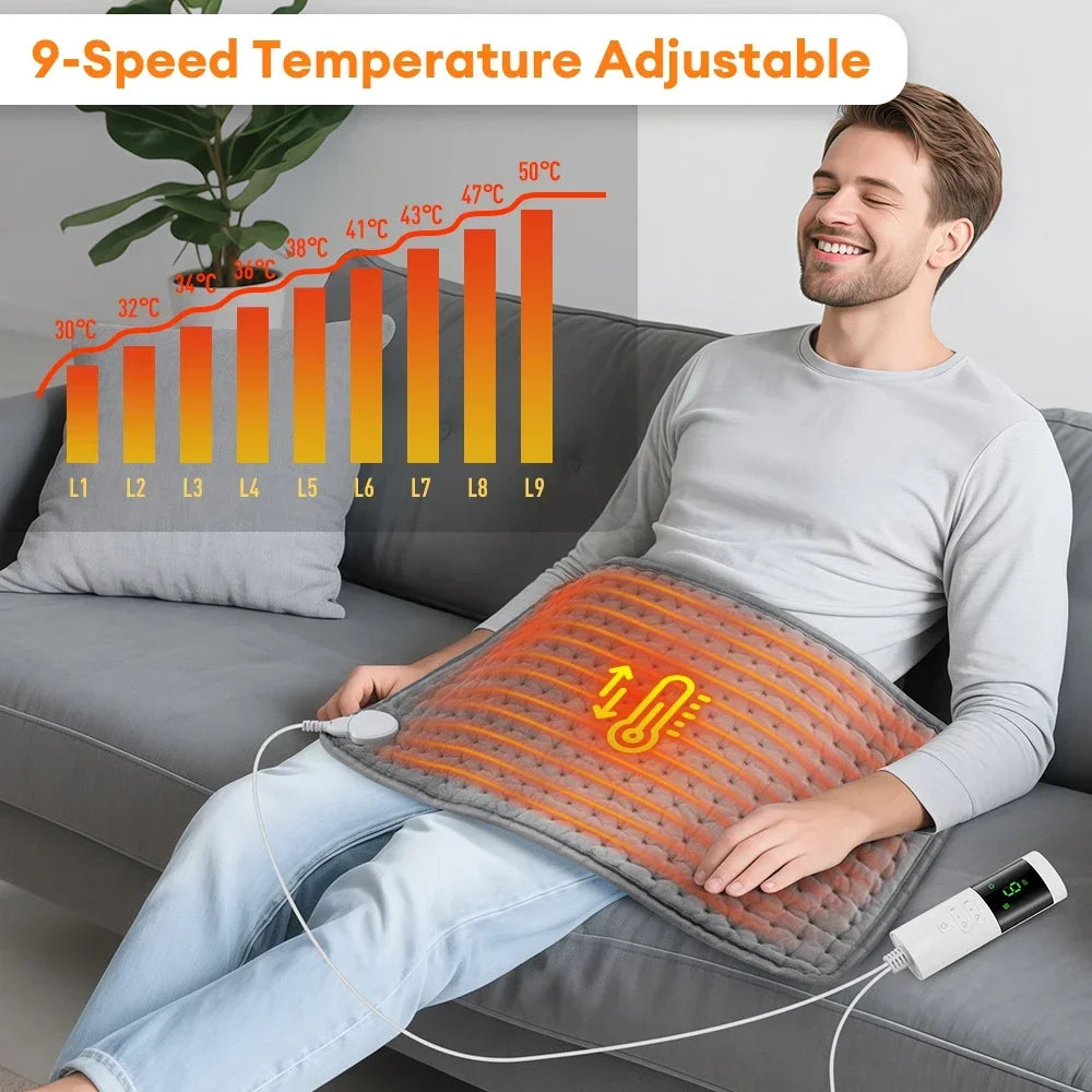 Coussin Chauffant 30 × 60 cm – Dos, Nuque & Épaules