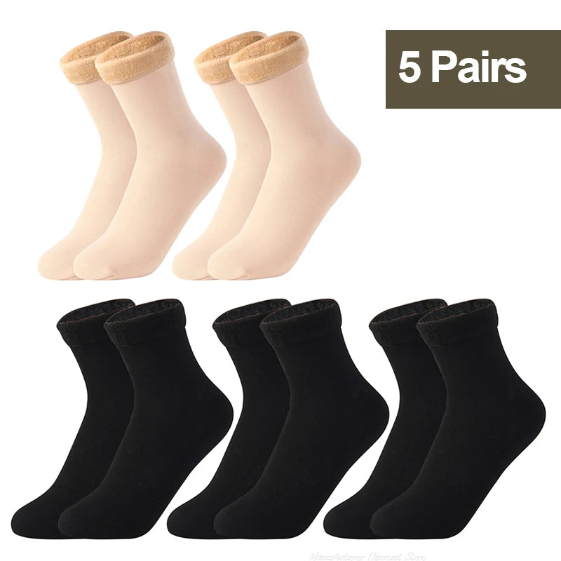 Chaussettes Thermiques Polaires – Lot de 1 à 10 Paires