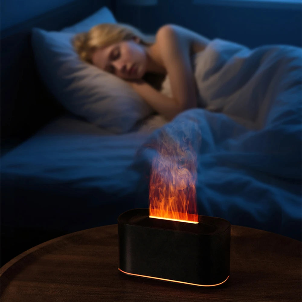 Diffuseur Effet Flamme – Humidificateur & Huiles Essentielles