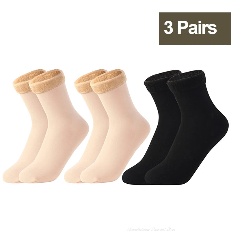 Chaussettes Thermiques Polaires – Lot de 1 à 10 Paires