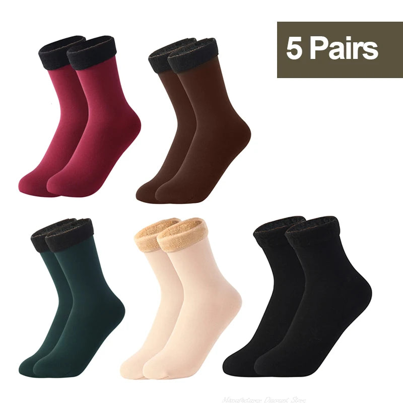 Chaussettes Thermiques Polaires – Lot de 1 à 10 Paires